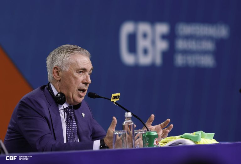 Ancelotti fará sua estreia pelo Brasil em jogo dessa quinta | Foto: @rafaelribeirorio l CBF