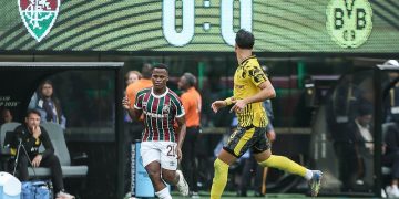 Jhon Arias, eleito o melhor em campo no confronto. Foto: Lucas Merçon/FFC.