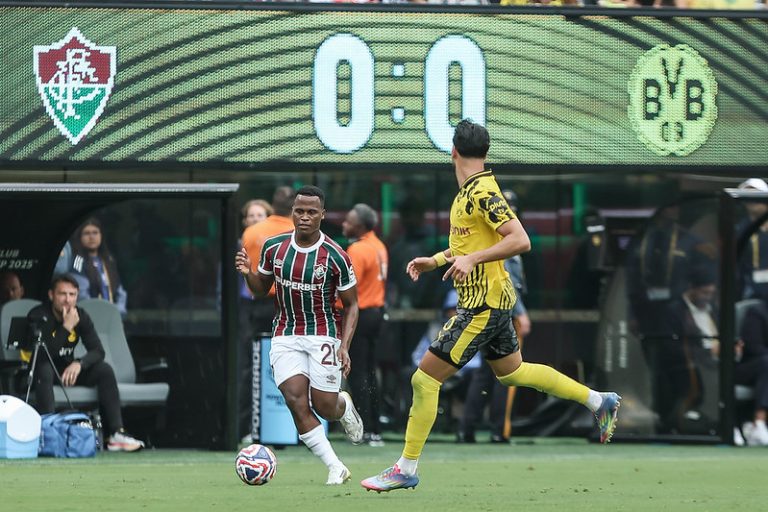 Jhon Arias, eleito o melhor em campo no confronto. Foto: Lucas Merçon/FFC.