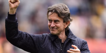 Thomas Frank assinou contrato até junho de 2028 com os Spurs | Foto: Nick Potts - PA Wire