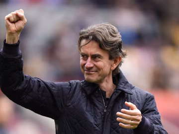 Thomas Frank assinou contrato até junho de 2028 com os Spurs | Foto: Nick Potts - PA Wire