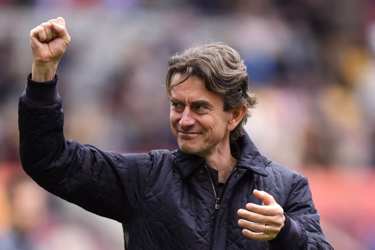 Thomas Frank assinou contrato até junho de 2028 com os Spurs | Foto: Nick Potts - PA Wire