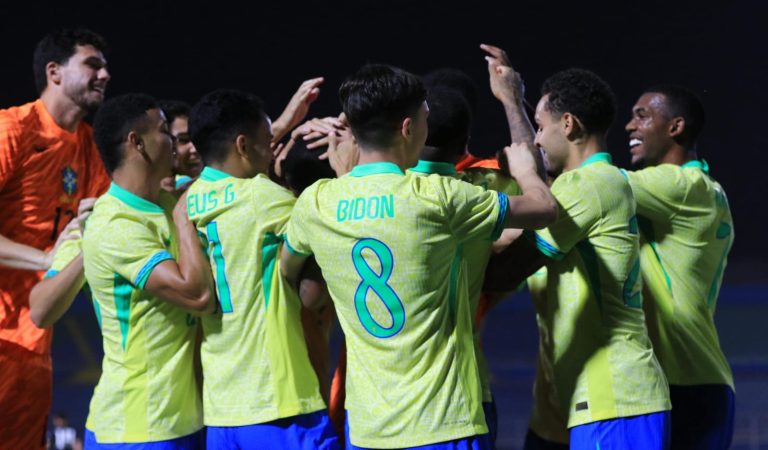 Brasil sub-20 retorna invicto de amistosos no Egito 