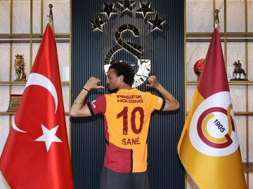 Leroy Sané, novo jogador do Galatasaray, da Turquia. Foto: X/GalatasaraySK.