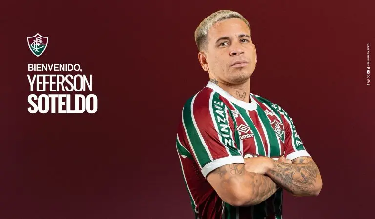 Fluminense anuncia a contratação do atacante Soteldo Fluminense anuncia a contratação do atacante Soteldo