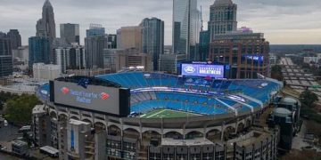 Bank of America Stadium, em Charlotte (EUA)