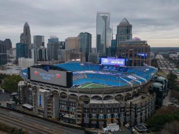 Bank of America Stadium, em Charlotte (EUA)