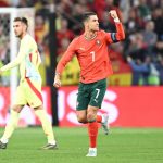Cristiano Ronaldo comemora gol por Portugal contra a Espanha. Foto: IMAGO.