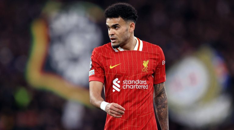 Luis Díaz, jogador do Liverpool. Foto: IMAGO.