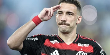 Ortiz em ação pelo Flamengo | Foto: Thiago Ribeiro - AGIF