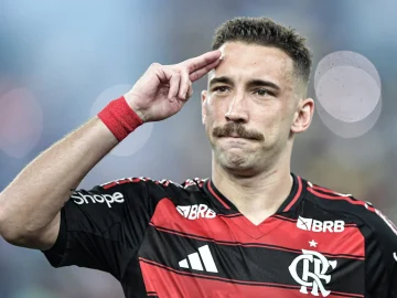 Ortiz em ação pelo Flamengo | Foto: Thiago Ribeiro - AGIF