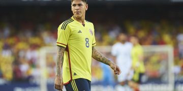 Carrascal durnate partida da Selecão Colombiana Foto: DeFodi Images - Getty Images