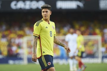 Carrascal durnate partida da Selecão Colombiana Foto: DeFodi Images - Getty Images