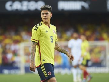 Carrascal durnate partida da Selecão Colombiana Foto: DeFodi Images - Getty Images