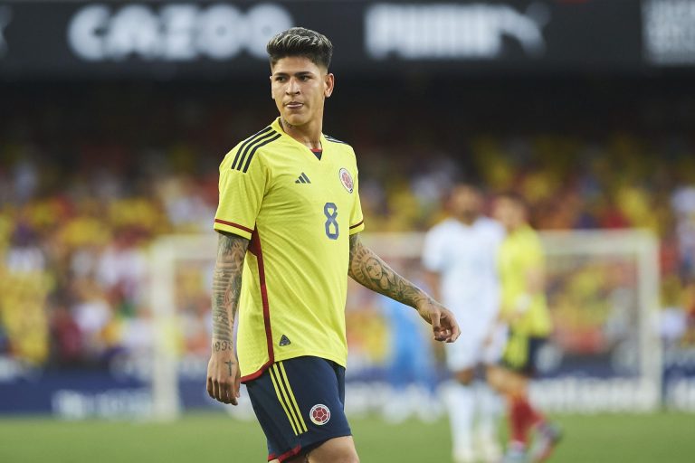 Carrascal durnate partida da Selecão Colombiana Foto: DeFodi Images - Getty Images