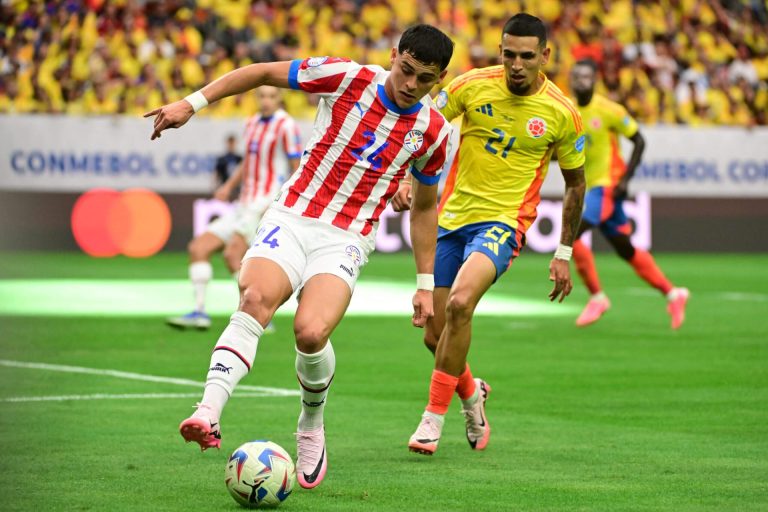 Ramón Sosa durante jogo da seleção paraguaia | Foto: Logan Riely - Getty Images