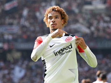 Ekitiké foi o artilheiro do Frankfurt na última temporada | Foto: Helge Prang - Getty Images