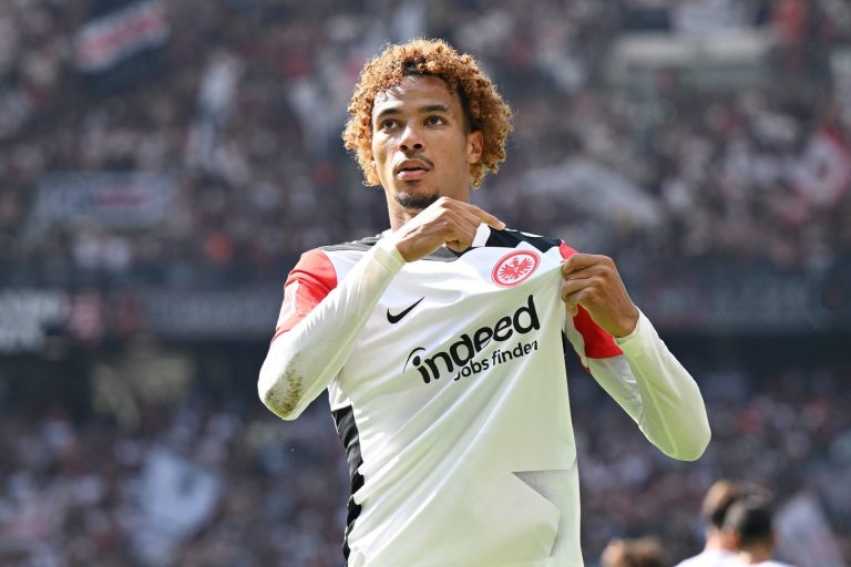 Ekitiké foi o artilheiro do Frankfurt na última temporada | Foto: Helge Prang - Getty Images