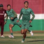 Isaque durante treino do Fluminense | Foto: Marcelo Gonçalves - Fluminense
