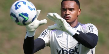 John durante treino do Botafogo | Foto: Vitor Silva - Botafogo