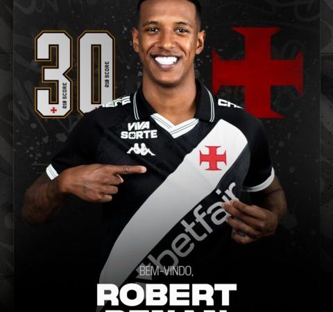 Robert Renan é oficialmente anunciado pelo Vasco Robert Renan é oficialmente anunciado pelo Vasco