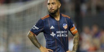 Luciano Acosta atuando pelo Cincinnati.
