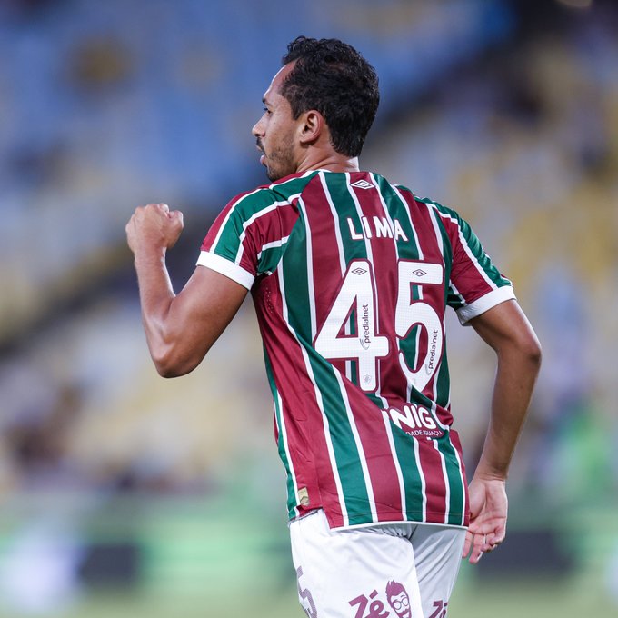 Lima, autor do segundo gol no classico contra o Botafogo.