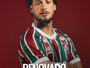 Guga após renovar seu contrato.