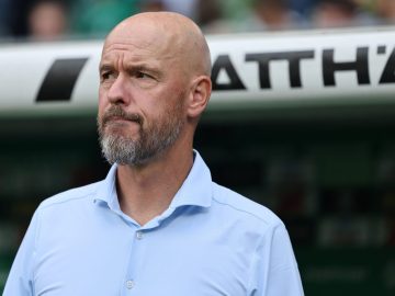 ten Hag ficou apenas noventa e cinco dias no cargo de treinador da equipe | Foto: Christof Koepsel - Getty Images