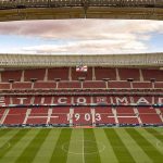 Estádio Metropolitano, a casa do Atlético de Madrid.