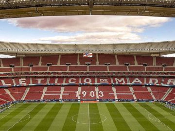Estádio Metropolitano, a casa do Atlético de Madrid.