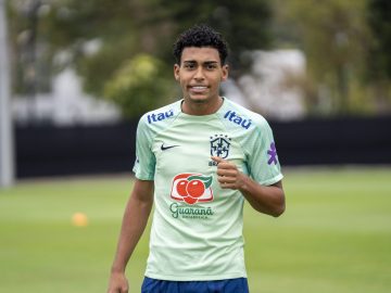 Recentemente Luighi renovou seu contrato com o Palmeiras até 2029 | Foto: Leto Ribas - CBF