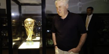 CBF quer renovar com Ancelotti até 2030 | Foto: @rafaelribeirorio