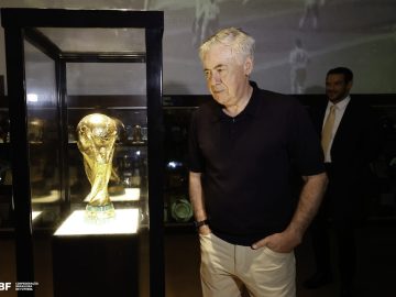 CBF quer renovar com Ancelotti até 2030 | Foto: @rafaelribeirorio