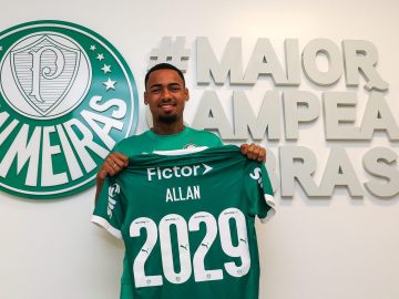 Allan tem contrato até dezembro de 2029 | Foto: Fabio Menotti -Palmeiras