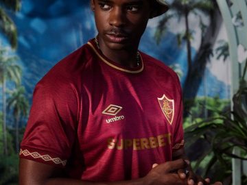 Novo terceiro uniforme do Fluminense.