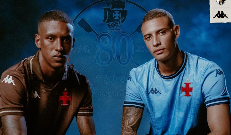 Vasco lança nova camisa, inspirada em conquistas no futebol e remo