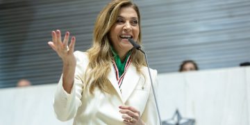 Leila Pereira, presidente do Palmeiras | Foto: Rodrigo Costa - ALESP