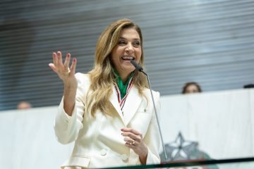 Leila Pereira, presidente do Palmeiras | Foto: Rodrigo Costa - ALESP