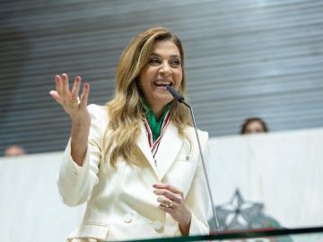 Leila Pereira, presidente do Palmeiras | Foto: Rodrigo Costa - ALESP