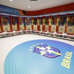 Vestiário do Brasil no amistoso diante de Senegal (Foto: Rafael Ribeiro/CBF)