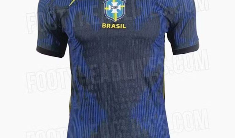 Seleção: Uniforme azul da Copa é vazado por portal