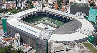 Allianz Parque, palco da partida entre Fluminense x Palmeiras.