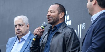 Neymar durante evento | Foto: Pedro Ernesto Guerra Azevedo