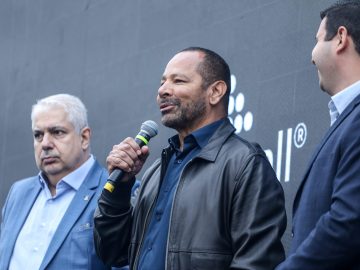 Neymar durante evento | Foto: Pedro Ernesto Guerra Azevedo