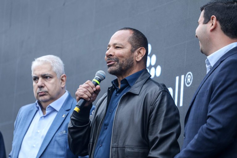 Neymar durante evento | Foto: Pedro Ernesto Guerra Azevedo