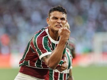 Thiago Silva durante comemoração do gol pelo Fluminense | Foto: Lucas Merçon - Fluminense
