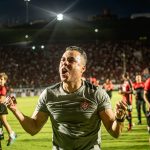 Jair Ventura comemora permanência na Série A Foto: Victor Ferreira - Vitória