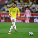 Portilla durante partida da seleção colombiana | Foto: Adam Hunger - Getty Images
