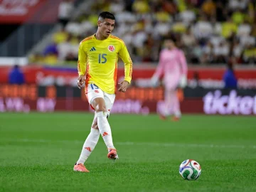 Portilla durante partida da seleção colombiana | Foto: Adam Hunger - Getty Images